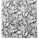 Search for new year shower curtains Illustration