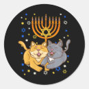 Search for funny chanukah stickers Cat