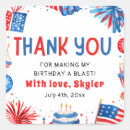 Search for 4th birthday stickers 4th of july
