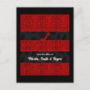 Search for heels vertical postcards Red