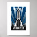 Search for art deco building posters Vintage