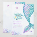 Search for little mermaid 1st birthday invitations Kids birthday party
