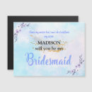 Search for will you be my bridesmaid magnets Gold