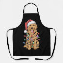 Search for golden retriever aprons Xmas