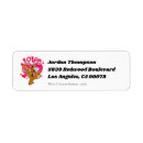 Search for dog valentine return address labels Cute