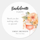 Search for bachelorette thank you stickers Floral