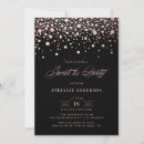 Search for black pink rose gold glitter invitations Sparkle