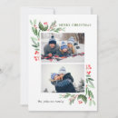 Search for mistletoe photo christmas cards Holly berries