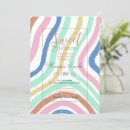 Search for brushstroke invitations Pastel