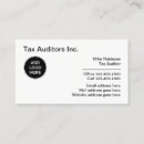 Search for auditor business cards Cpa