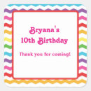 Search for chevron birthday stickers Colourful