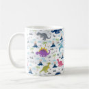 Search for cute dinosaur mugs Colorful