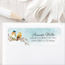 Search for wedding bird return address labels Bridal shower