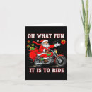 Search for funny biker cards Santa