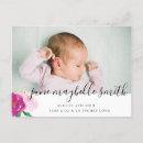 Search for floral birth announcement cards Simple