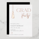 Search for tassel graduation invitations Gold foil