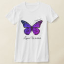 Search for lupus support tshirts Purple butterfly