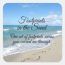 Search for footprints stickers Beach