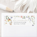 Search for party hat return address labels Floral