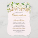 Search for pink and blue quinceanera invitations Floral