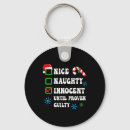 Search for naughty christmas key rings Funny