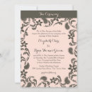 Search for pink paisley wedding invitations Couple