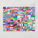 Search for global flags postcards Globe