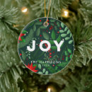 Search for evergreen christmas tree decorations Holly