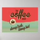 Search for coffee shop posters Retro