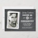 Search for black white silver invitations Vintage
