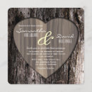 Search for heart tree wedding invitations Vintage