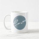 Search for monogram love mugs Modern typography