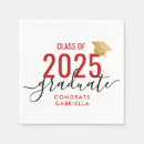 Search for graduation hat napkins High school