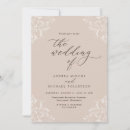 Search for tan wedding invitations Elegant