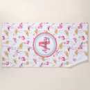 Search for pink flamingo beach towels Pink and white