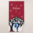 Search for penguin christmas bath towels Festive