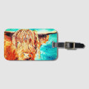 Search for highland cattle luggage tags Scottish