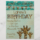 Search for animals 6x8 invitations Chic