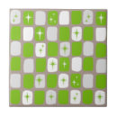 Search for green and white pattern tiles Minimalist