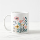 Search for flower drawings mugs Watercolor