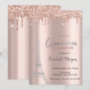 Search for eiffel tower quinceanera invitations French