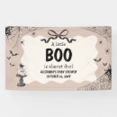 Search for halloween baby shower banners A little boo