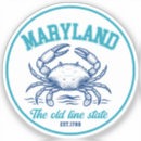 Search for maryland crab stickers America