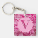 Search for letter v key rings Floral