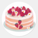 Search for fruit cake stickers Strawberry