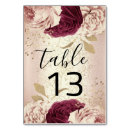 Search for 13 gold table cards Number