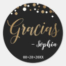 Search for gracias stickers Gold