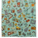 Search for guitar shower curtains Metal