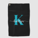 Search for teal golf towels Black