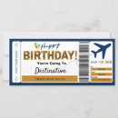 Search for birthday boarding pass Travel voucher